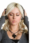 Woman with Earphones
