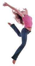 Woman Leaping